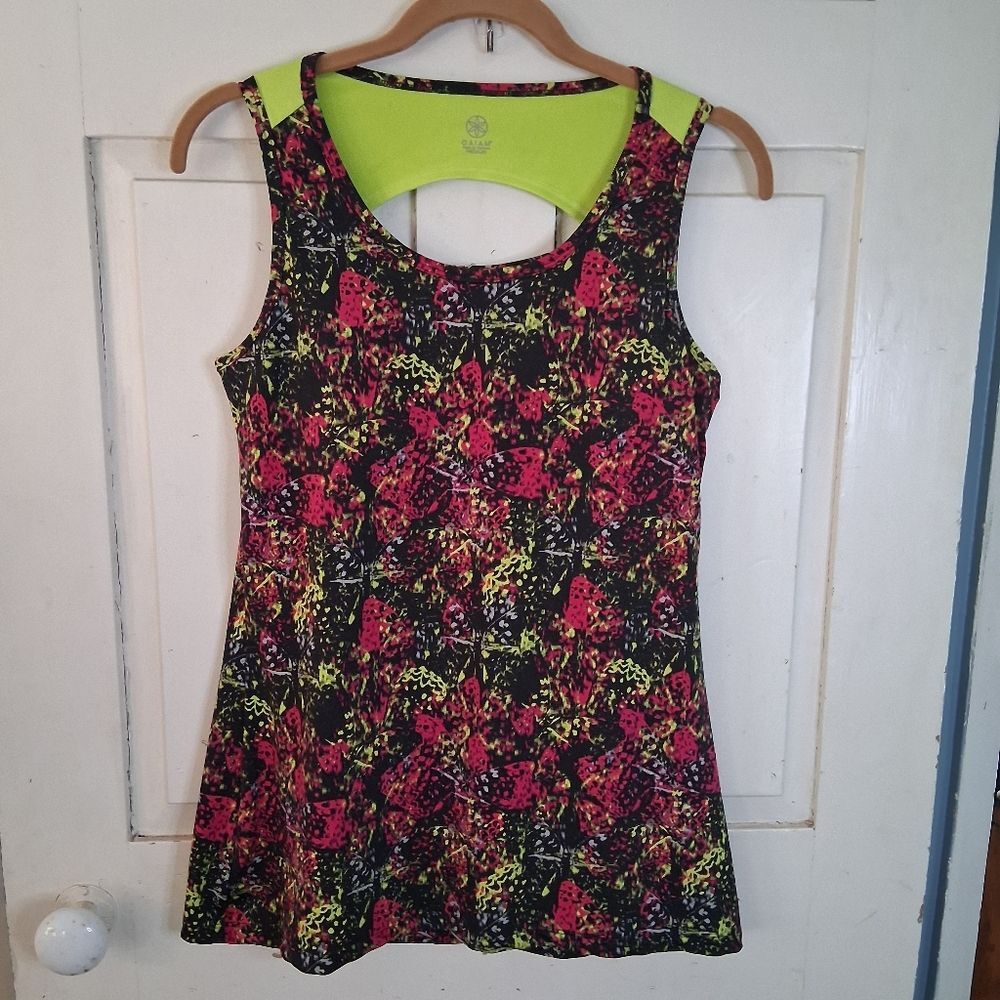 GAIAM Tank Top Black Comfortable and Versatile